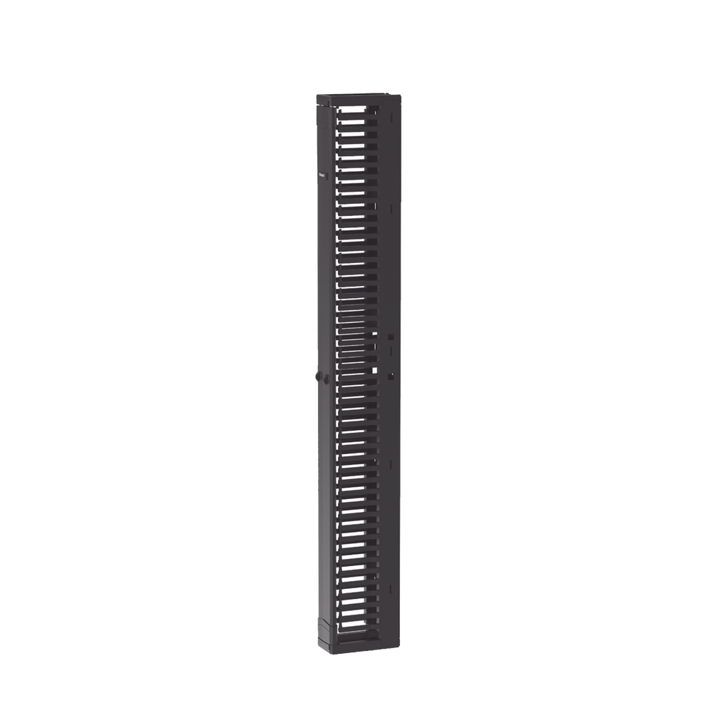 Organizador Vertical PatchRunner???, Sencillo (Solo Frontal), Para Rack Abierto de 45 Unidades, 6 in de Ancho, Color Negro - Imagen 3