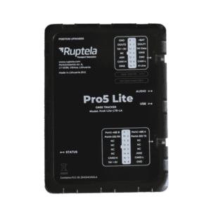 Tracker GPS Pro5 Lite / LTE CAT1 bis (4G), GSM (2G) / Lectura de Datos CAN / Monitoreo de Audio, Temperatura y Combustible / Pequeño con Nano SIM / Conectividad BLE / Protección Avanzada