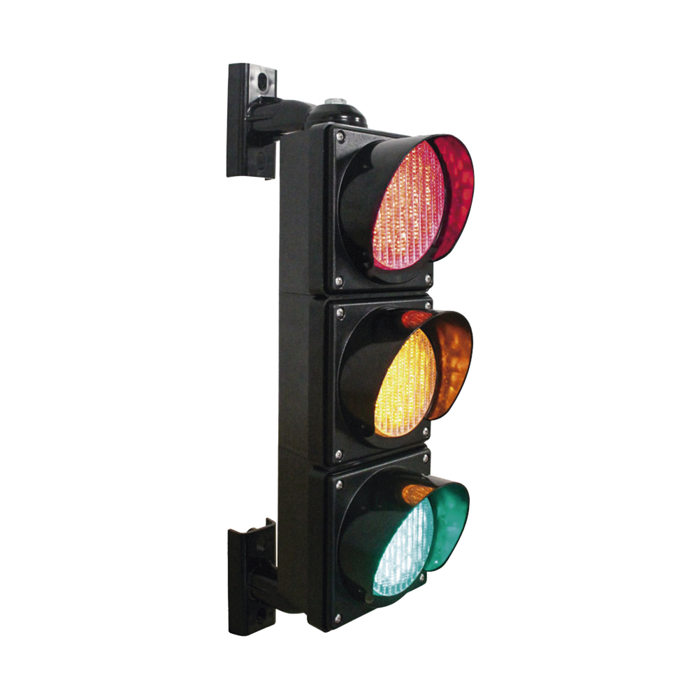 Semáforo / Señalización Rojo, Verde y Amarillo / Diametro 100mm / LED / 110vca. - Imagen 3