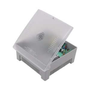 Fuente de Poder con Gabinete de 4 Salidas de 11 - 15 Vcc / 5 Amper /  Voltaje de Entrada: 96 - 264 Vca / Soporta Protección contra Sobrecorriente de Salida, Protección contra Cortocircuito / Led Indicador