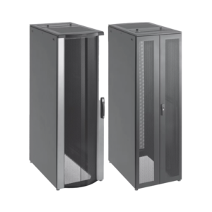 Gabinete de Telecomunicaciones de 42 UR ProLine FloTek, 600 mm de Ancho, 1000 mm de Profundidad, Color Negro