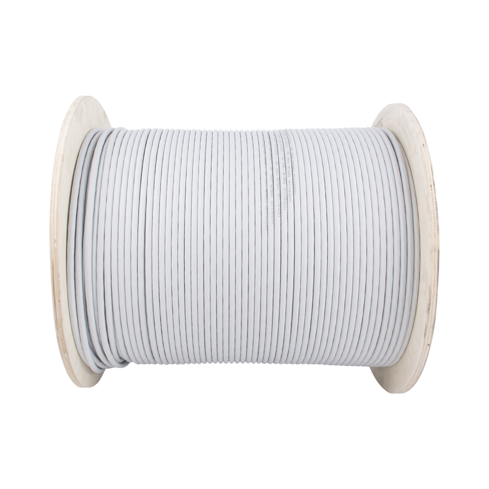 Bobina de Cable Blindado S/FTP de 4 Pares, Cat7, Inmune a Ruido e Interferencias, LSZH (Bajo Humo, Cero Hal?genos), Color Gris, Bobina de 500 Metros (1640 Pies) - Imagen 2