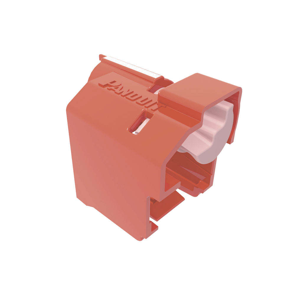 Kit de 10 Dispositivos Para Impedir Desconexi?n de Plug RJ45, Color Rojo, Incluye Herramienta para Instalar/Retirar