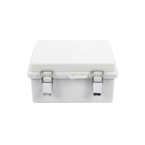 Gabinete de Plǭstico ABS, Uso en Intemperie IP66 (170 x 220 x 110 mm) Cierre por broche Inoxidable y Permite Cerrado con Candado y Llave (Perno 5mm) No Incluido