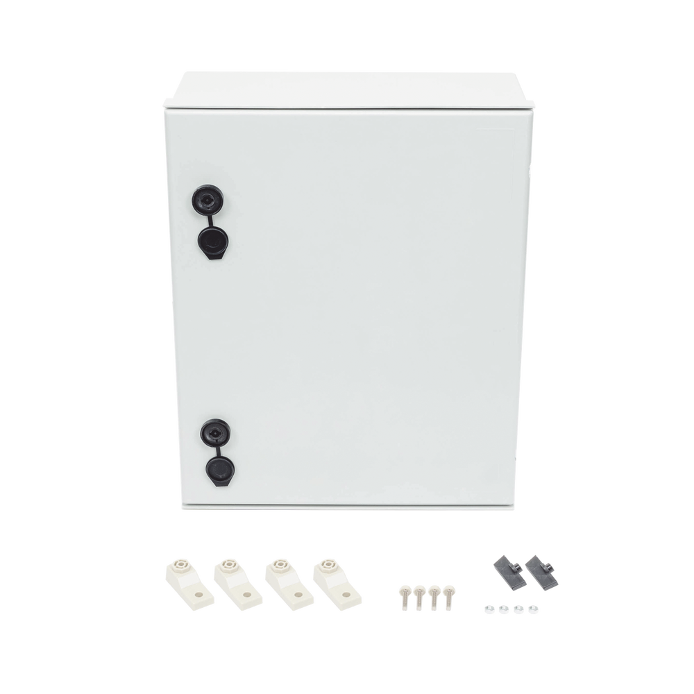 Gabinete de PoliǸster IP65 Uso en Intemperie (400 x 500 x 200 mm) con Placa Trasera Interior de Plǭstico (Incluye Chapa y Llave). - Imagen 6