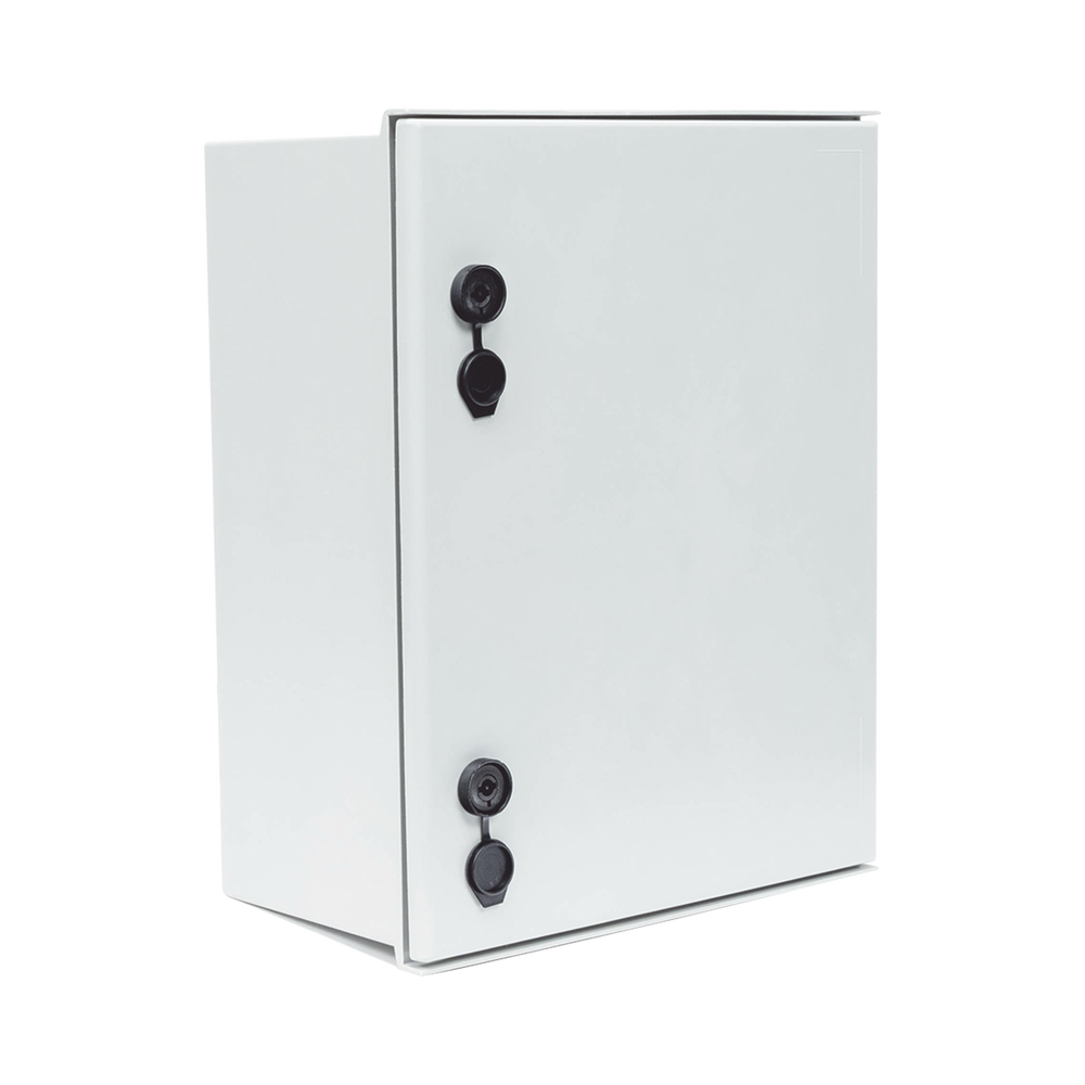 Gabinete de PoliǸster IP65 Uso en Intemperie (400 x 500 x 200 mm) con Placa Trasera Interior de Plǭstico (Incluye Chapa y Llave). - Imagen 3