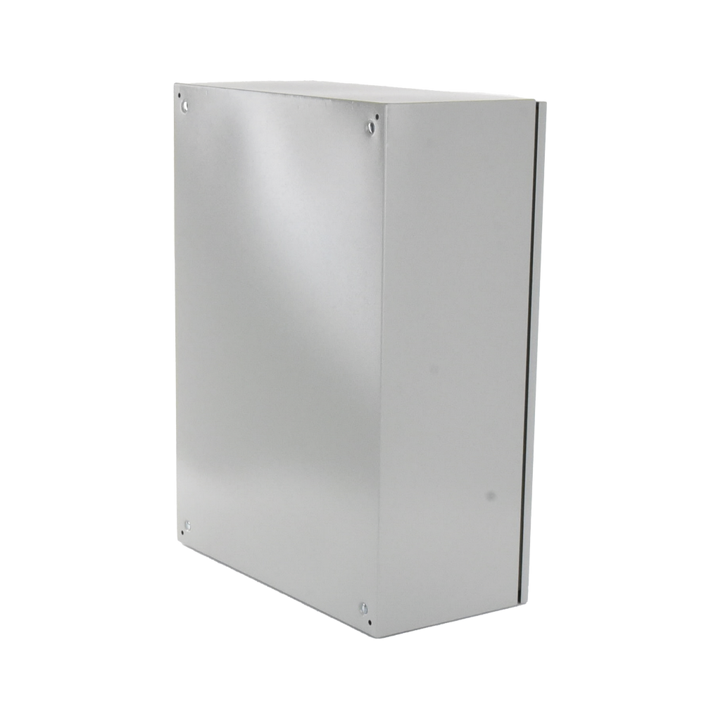 Gabinete Ventilado de Acero IP55 Uso en Exterior (600 x 800 x 300 mm) con Placa Trasera Interior Metálica y Compuerta Inferior Atornillable. Incluye Ventilador, Ventilas, filtros, Chapas y Llave T. - Imagen 2