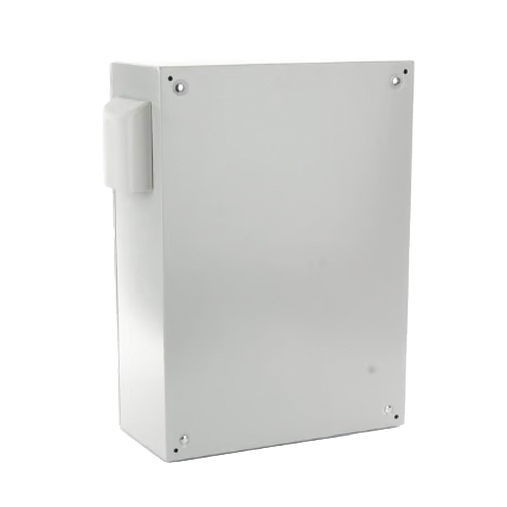Gabinete Ventilado de Acero IP55 Uso en Exterior (600 x 800 x 300 mm) con Placa Trasera Interior Metálica y Compuerta Inferior Atornillable. Incluye Ventilador, Ventilas, filtros, Chapas y Llave T. - Imagen 3