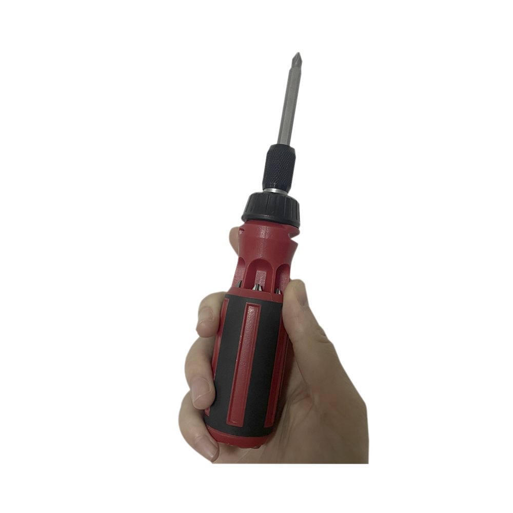 Desarmador 6 en 1 con Mango de Agarre Plástico (Torx #10 y #20, Hexagonal #5, PH0, PH2, Plana #5) - Imagen 4
