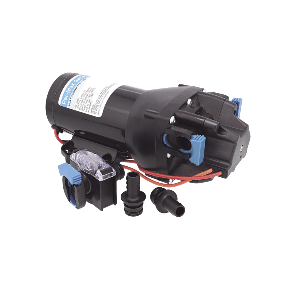Bomba controlada por presión Par Max HD 4' a 12 Vca, alta presión 40 psi 15 lpm / 4 gpm - Imagen 2