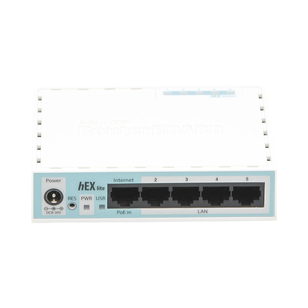(hEX lite) RouterBoard, 5 Puertos Fast Ethernet - Imagen 2