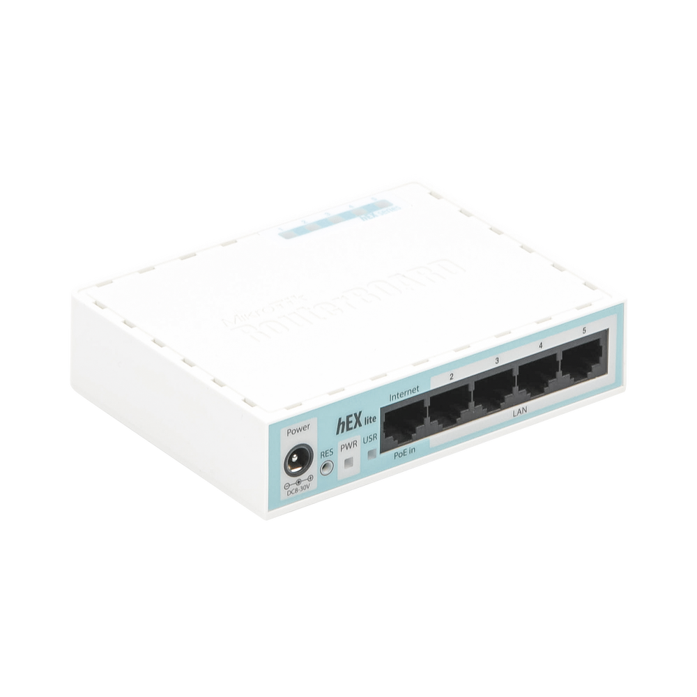 (hEX lite) RouterBoard, 5 Puertos Fast Ethernet - Imagen 3
