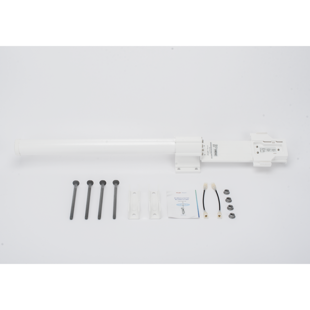Antena Omnidireccional de 360?? AirMetro con 13 dBi en Banda 5Ghz (5150-5850 Mhz) Slant 90?? Compatibilidad Multi-Marca para enlaces Multipunto, Conectores SMA Hembra Inverso. - Imagen 3