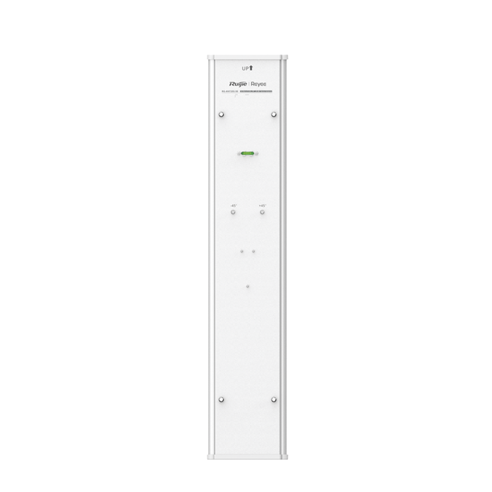 Antena Sectorial de 90?? AirMetro con 20 dBi en Banda 5Ghz (5150-5850 Mhz) Slant 45?? Compatibilidad Multi-Marca para enlaces Multipunto, Conectores SMA Hembra Inverso.