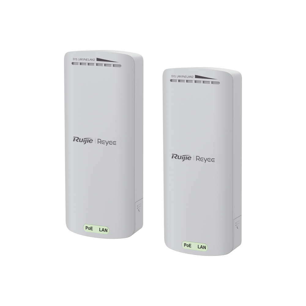 Kit Enlace Inalǭmbrico Recomendado para Elevadores, hasta 500m o 125 pisos, Preconfigurado, Ajuste Automǭtico, Hasta 300 Mbps, Doble Puerto LAN