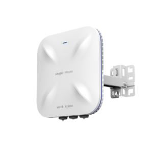 Punto de Acceso Mesh Wi-Fi 6 Industrial para Exterior Omnidireccional 5.95Gbps, MU-MIMO 4x4, 360??, Filtros Anti Interferencia y Auto Optimizaci??n con IA, puerto eth 2.5G y SFP