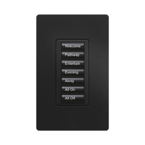 (RadioRA2) Teclado seetouch 7 botones, programe escenas diferentes en cada botón.