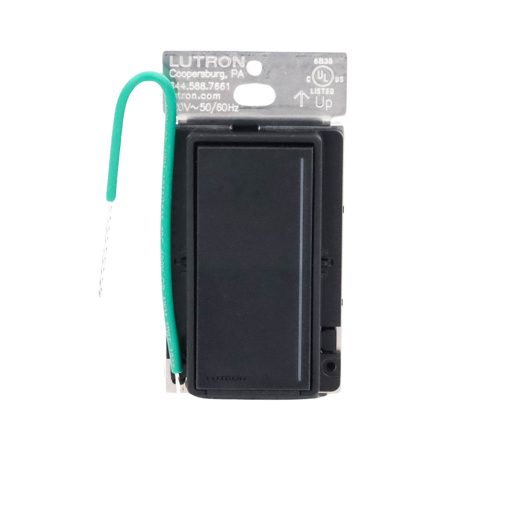 (RadioRa3) Atenuador táctil Sunnata Dimmer PRO color negro satin, requiere cable neutro / soporta 250W LED - Imagen 2