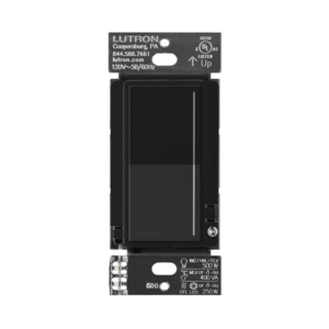 (RadioRa3) Atenuador táctil Sunnata Dimmer PRO color negro satin, requiere cable neutro / soporta 250W LED