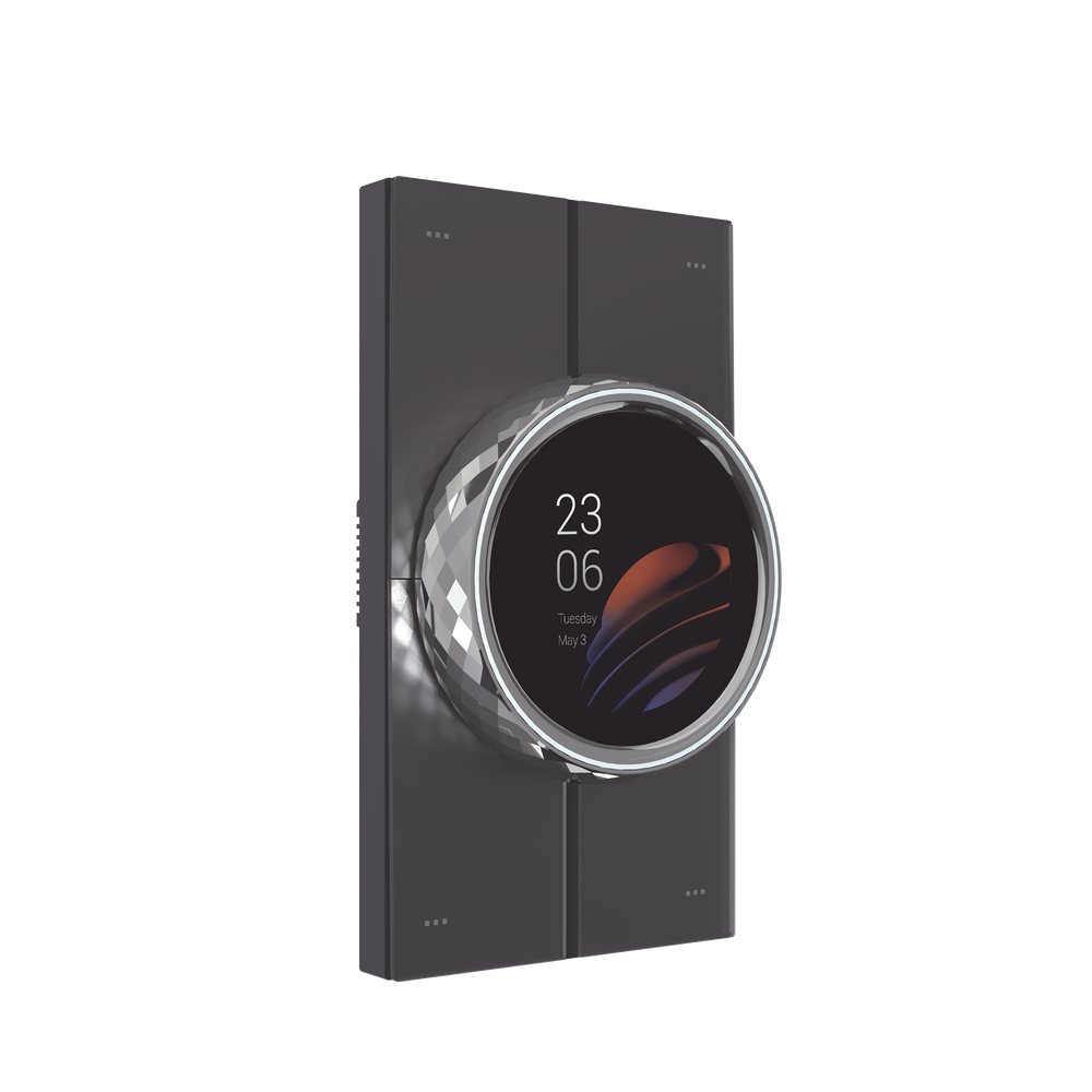 Mini pantalla táctil Hub controlador integrable con sistemas de automatización compatible con múltiples marcas, una entrada de iluminación, 4 botones para escenas. Conexión Wifi - Imagen 2