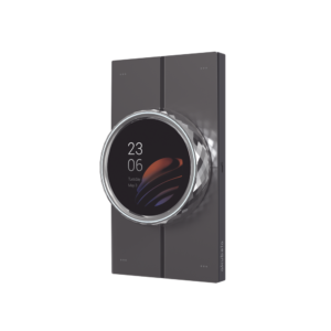 Mini pantalla táctil Hub controlador integrable con sistemas de automatización compatible con múltiples marcas, una entrada de iluminación, 4 botones para escenas. Conexión Wifi