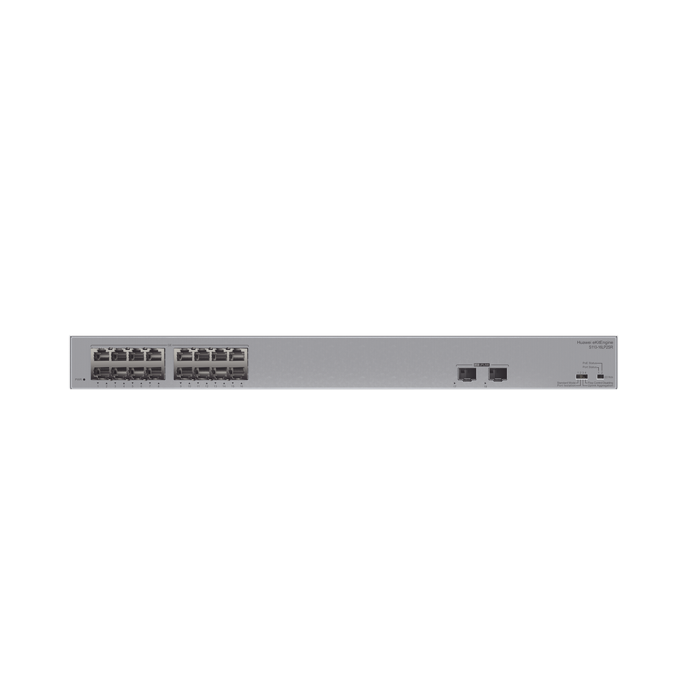 Switch Gigabit No Administrable PoE / 16 puertos 10/100/1000 Mbps (PoE) / 2 Puertos SFP Uplink / 124W - Imagen 3