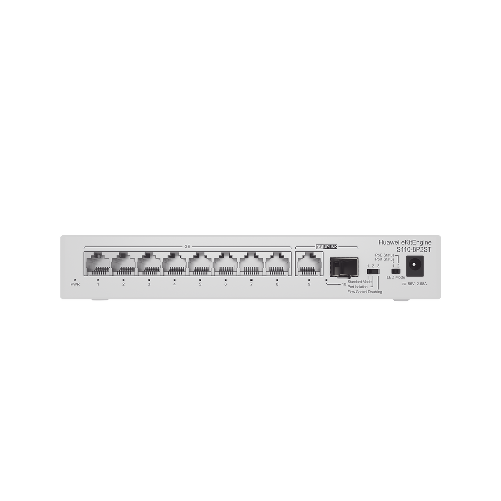 Switch Gigabit No Administrable PoE / 24 puertos 10/100/1000 Mbps (PoE) / 2 Puertos SFP Uplink / 124W - Imagen 3