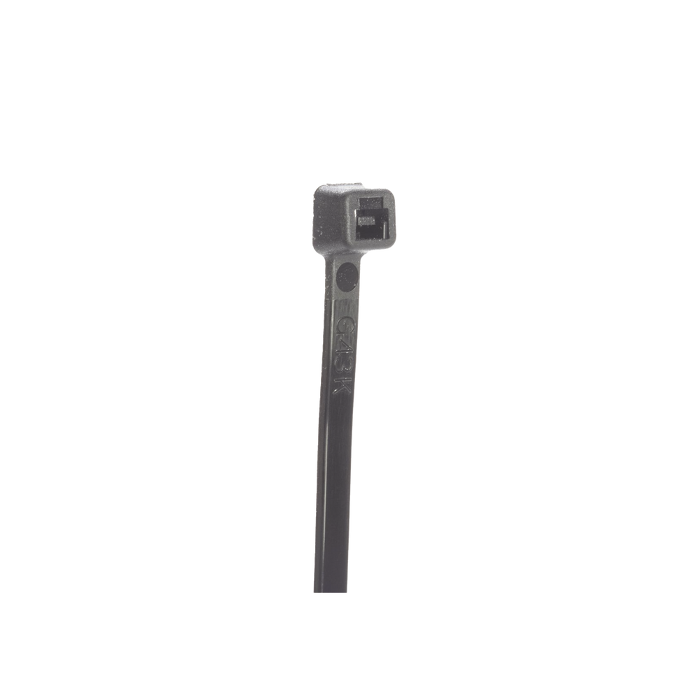 Cincho STRONGHOLD, 370 mm largo x 4.8mm ancho, Tensión 50 lb (222 N) Nylon 6,6 Color Negro, Paquete de 100 Piezas - Imagen 2