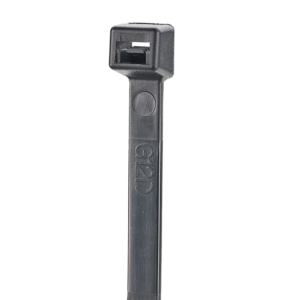 Cincho STRONGHOLD de Nylon 6.6, 1020mm largo x 9mm ancho, Color Negro Exterior, Resistente a Rayos UV, Paquete de 50 Piezas