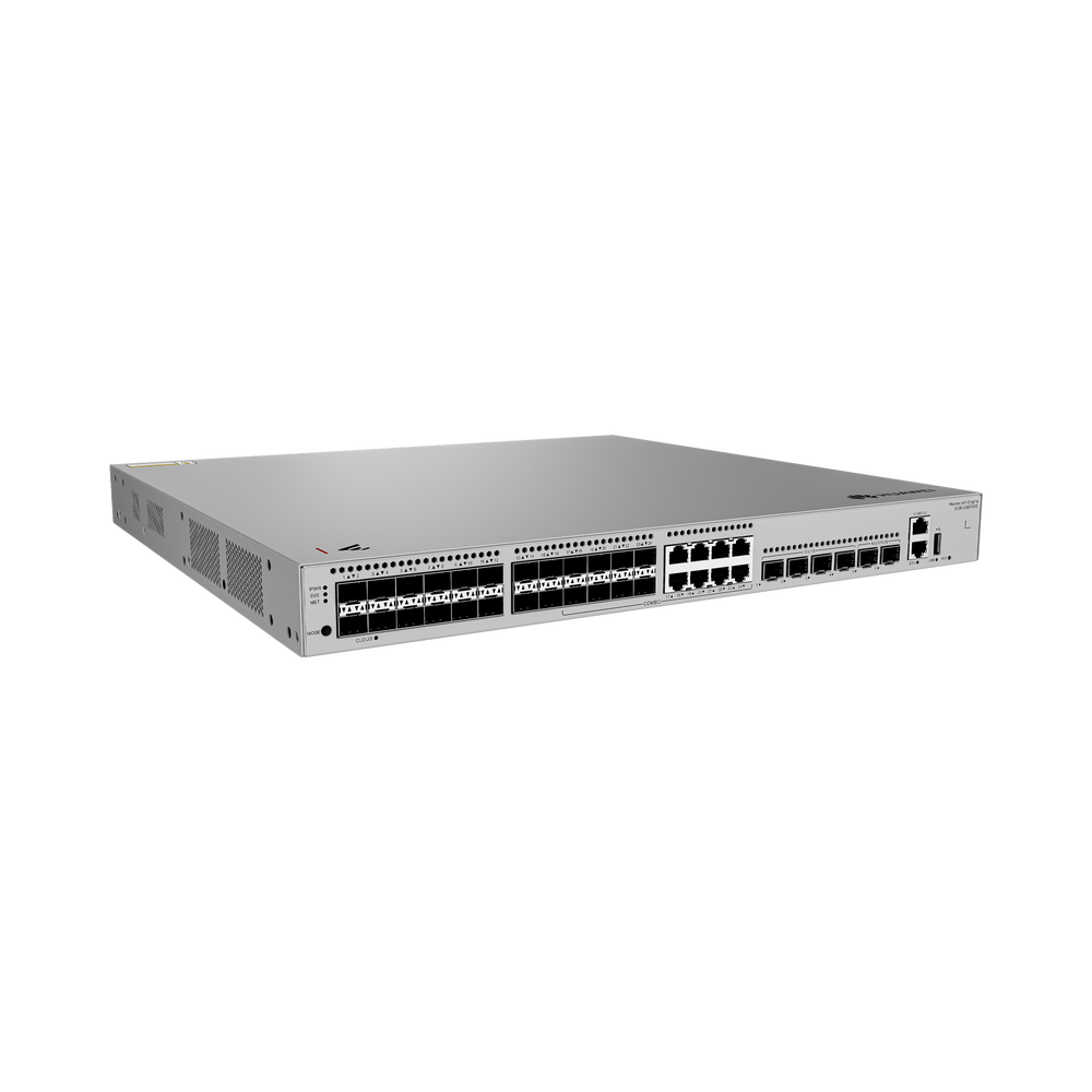 Switch Empresarial Core Gigabit Administrable Capa 3 / 24 puertos 1GE SFP ( Combo con 8 Puertos 10/100/1000 Mbps) / 4 Puertos 10GE SFP+ Uplink / 2 Puertos 10GE SFP+ (Stack) / ERPS / Ruteo Dinǭmico (RIP, OSPF, IS-IS y BGP) / iStack / Administraci& - Imagen 3