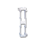 Bracket para Montaje de Regleta S66, Acepta 1 Regleta M150 y 1 Conector de 25 Pares de Cada Lado