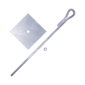 Ancla para Retenida para Muro con Ojo de Llave Galvanizado por Inmersión en Caliente (Requiere Placa Igualadora).