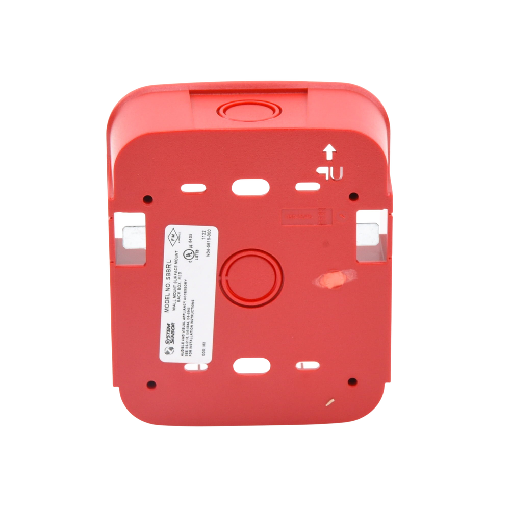 Caja de Montaje en Pared, para Sirena, Color Rojo, Nuevo Diseño Moderno y Elegante - Imagen 2
