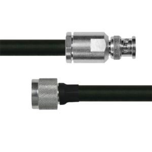 Cable Coaxial RG-214/U de 180 cm (70.87 pulgadas), en 50 Ohm, 0.425, CD-4 GHz, con Conectores BNC Macho a N Macho.