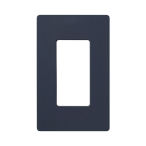 Tapa Color Deep Sea para interruptor o dimmer Lutron, 1 gang, limpio y moderno