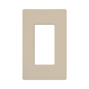 Tapa Color Taupe para interruptor o dimmer Lutron, 1 gang, limpio y moderno