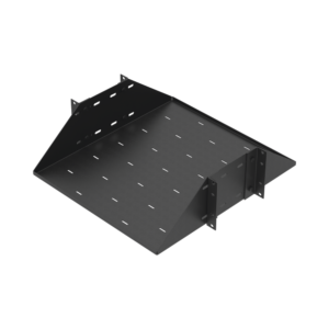 Charola para Soportar Equipos en Rack de 19", Profundidad Ajustable hasta 484 mm. 150 Kg  de Carga, Compatible con Racks de Doble Perforaci??n, 3U