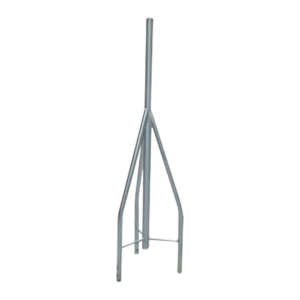 Tramo de Remate / Copete, tubo industrial 1 1/4" con tubo central 2 3/8" (Ced. 40), galvanizado por inmersi??n en caliente.