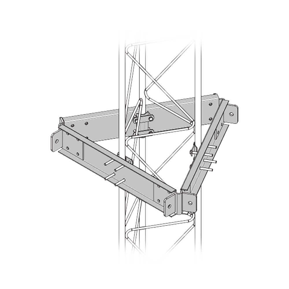 Estabilizadores para torres para tramos STZ-60G, galvanizado por inmersi??n en caliente.