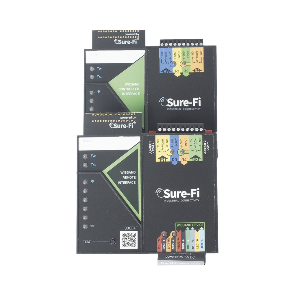 Convertidor de lectora para control de acceso (cableado a inalámbrico) / 1 Wiegand / 2 Relevadores / 2 Entradas / Atraviesa hasta 1.6 KM En Construcción o Material - Imagen 3