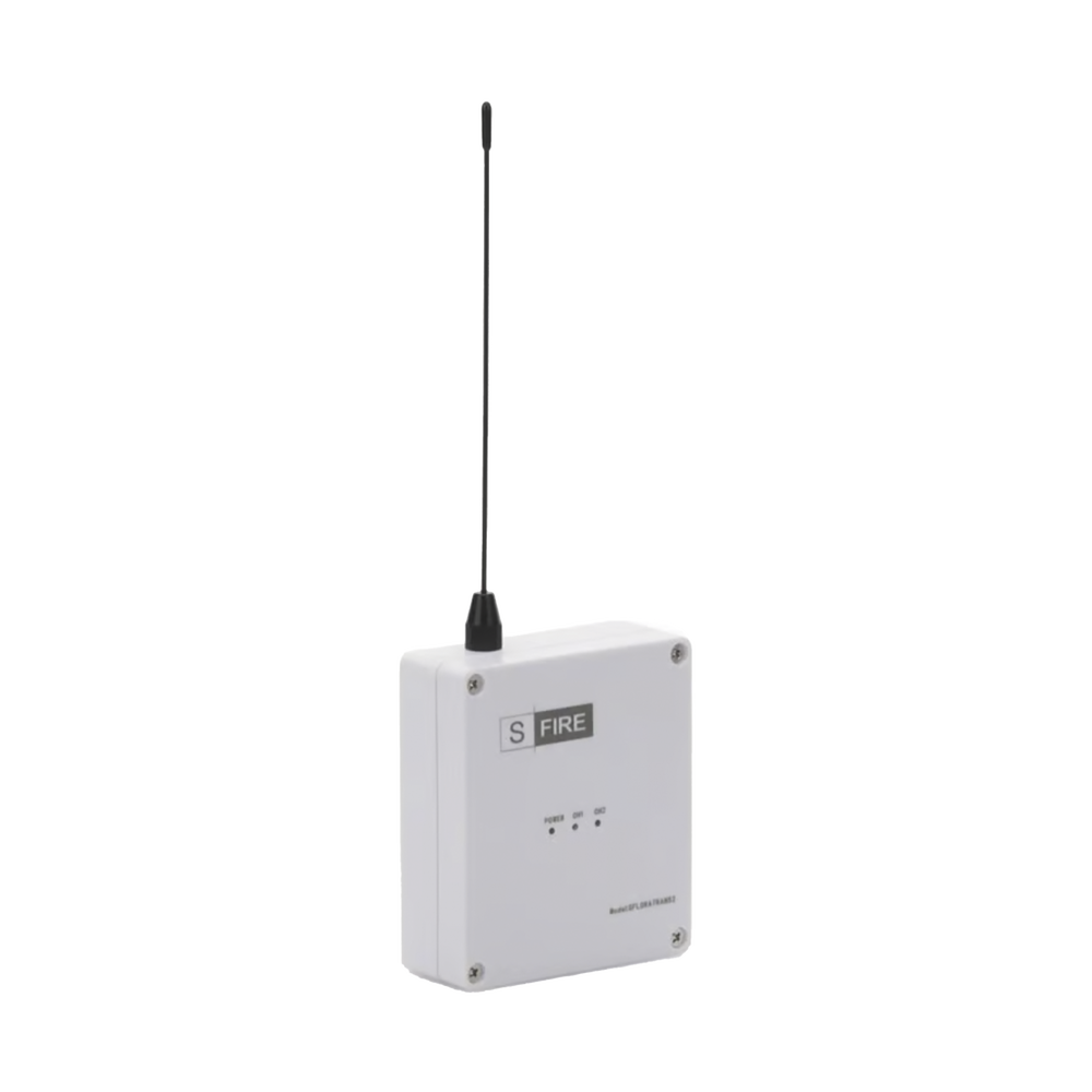 Transmisor inalámbrico / Alimentado a 12Vcc / Entrada de 2 contactos secos NA / Distancia máxima de transmisión 2500 metros (Linea de vista) - Imagen 2