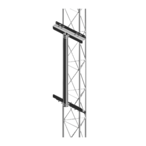 Mǭstil Robusto de 1 metro para Instalaci??n en torre de tramo STZ30G, STZ35G y STZ45G (Galvanizado por Inmersi??n en Caliente).