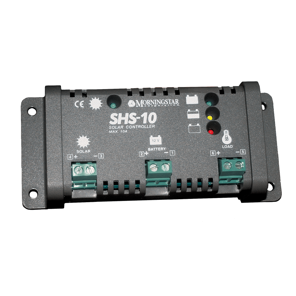 Controlador de Carga Solar PWM 10 A / 12 VCC / Desconexi?n Autom?tica / IP22 / Protecci?n Integral / Bajo Consumo 8 mA