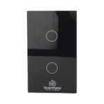 (ZigBee) Apagador switch inalámbrico ZigBee, control de 2 regresos de carga, 110V