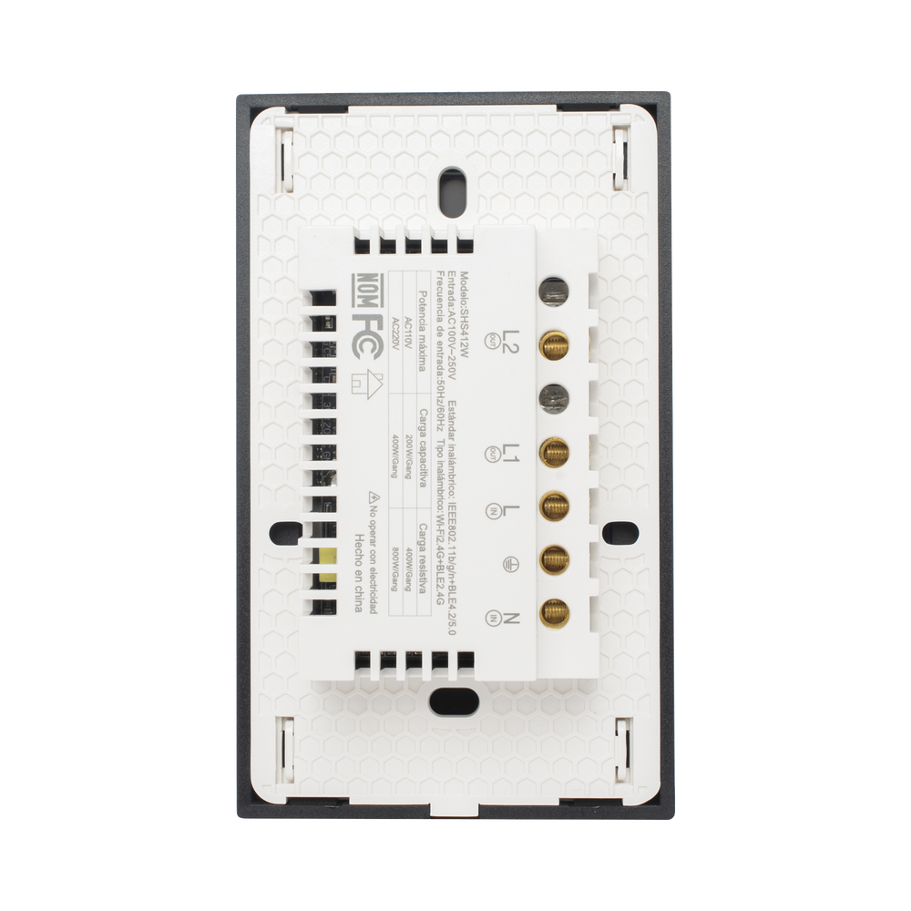 (Wifi) Apagador switch inalámbrico WIFI, control de 2 regresos de carga, 110V - Imagen 5