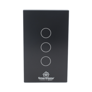 (Wifi) Apagador switch inalámbrico WIFI, control de 3 regresos de carga, 110V
