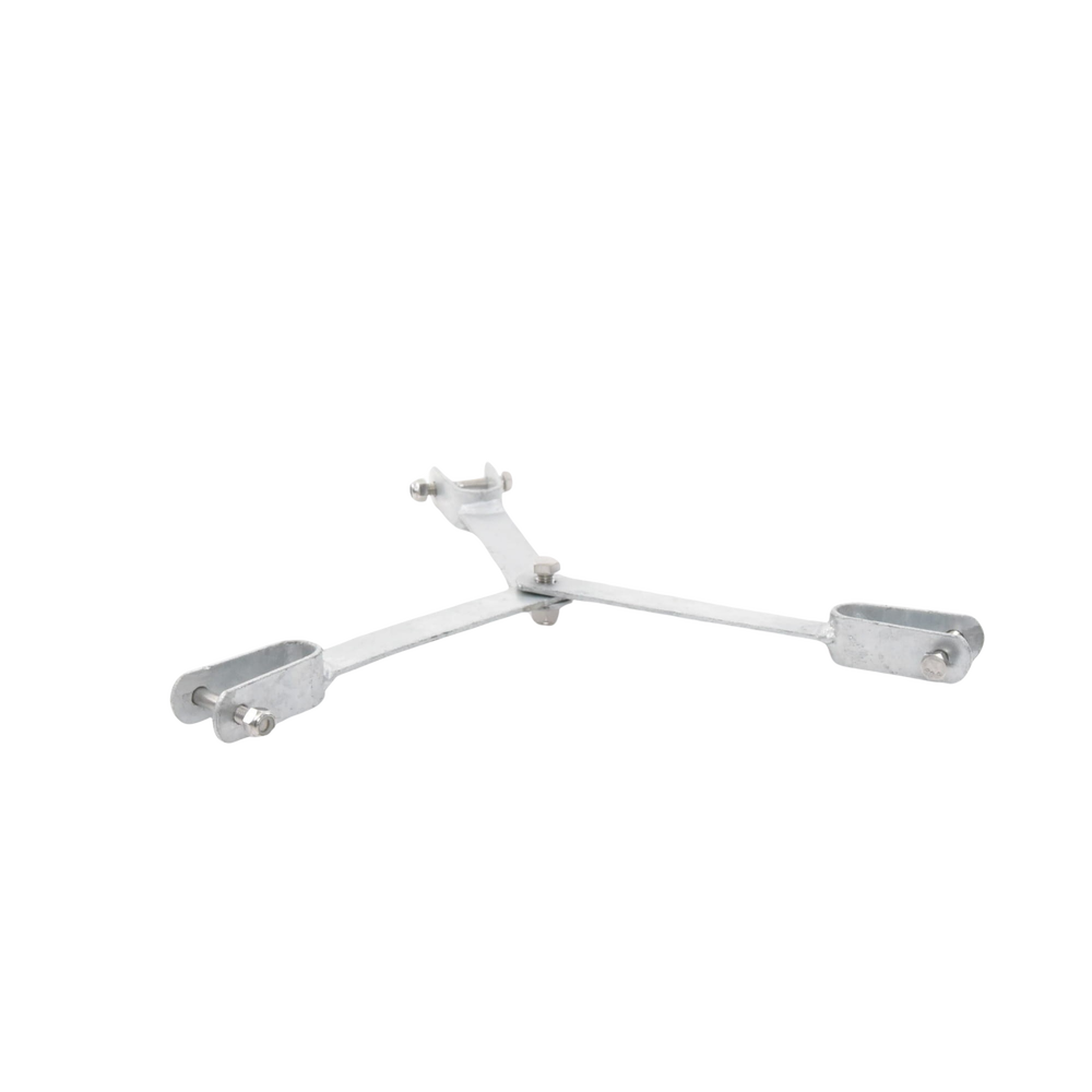 Brida para sujeción de retenida compatible con tramos STZ30G, Galvanizado por Inmersión en Caliente. - Imagen 2