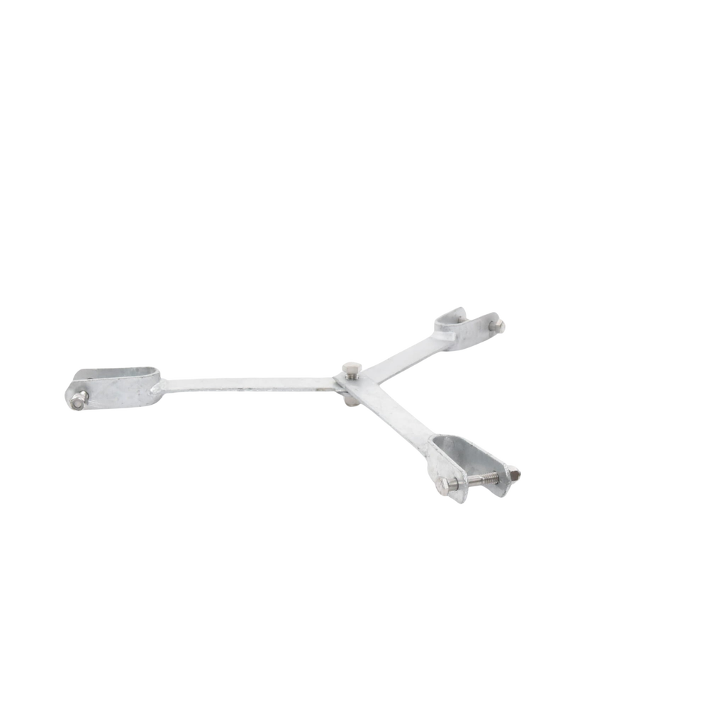 Brida para sujeción de retenida compatible con tramos STZ30G, Galvanizado por Inmersión en Caliente. - Imagen 3