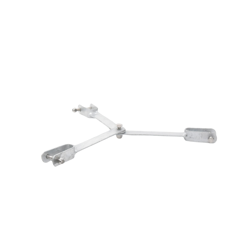 Brida para sujeción de retenida compatible con tramos STZ30G, Galvanizado por Inmersión en Caliente. - Imagen 4