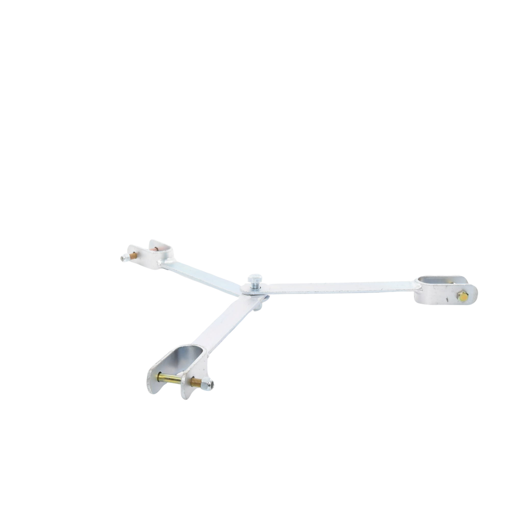 Brida para sujeción de retenida compatible con tramos STZ45, Galvanizado electrolítico. - Imagen 2